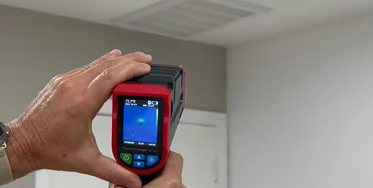 Ceiling water leak detection Whittier CA